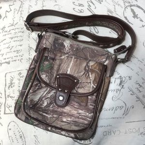 Camo crossbody purse